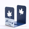 Metal-hollow maple leaf book stand bookshelf by book
